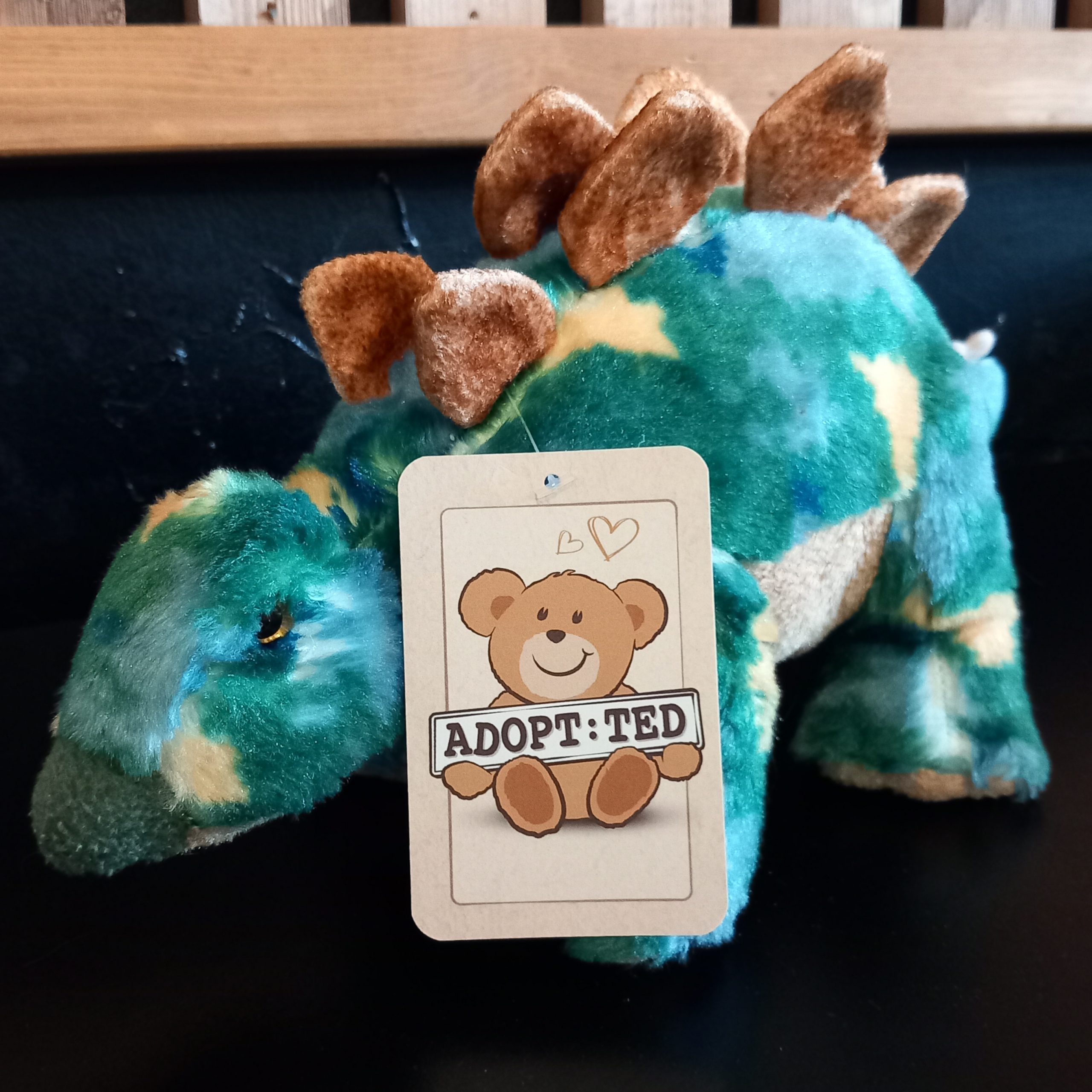 Adopt:Ted - Green Stegasaurus Dino