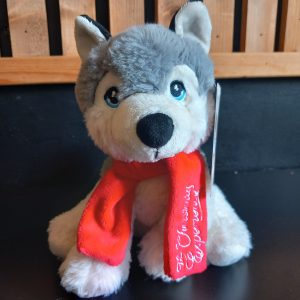 Christmas Scarf Husky
